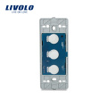 Livraison Gratuite Livolo US Power Interrupteur Tactile Murale Électrique Sans Panneau De Verre 3 gangs 1 voie avec indicateur LED VL-C503